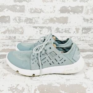 Sperry Seas Gray Lace Up Comfort Lightweight Sport Athletic Sneakers M539